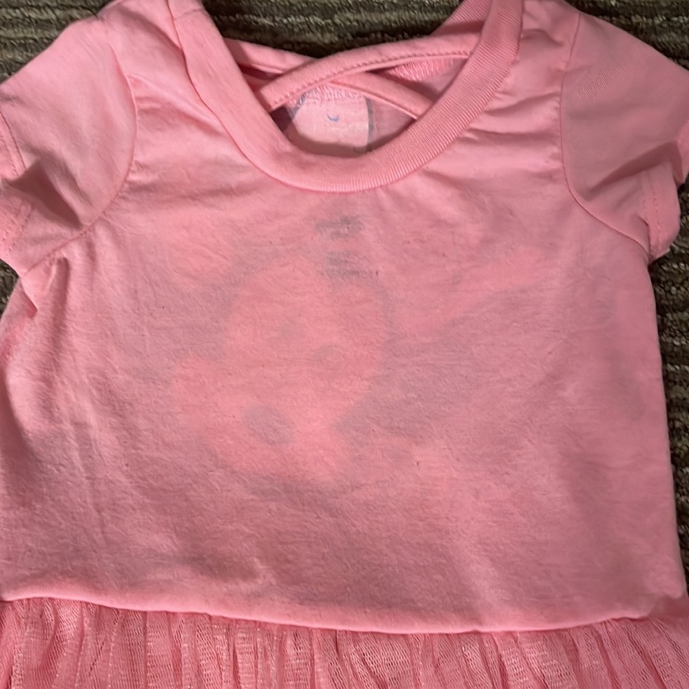 Minnie Mouse tutu style lace dress with crisscross back - Picture 2 of 2